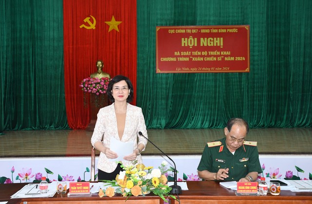 Báo Người Lao Động đồng hành cùng Chương trình "Xuân chiến sĩ" tại Bình Phước- Ảnh 2.