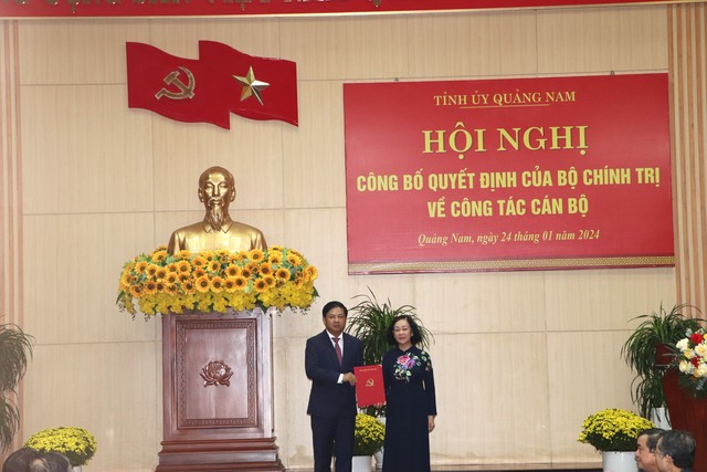 Ông Lương Nguyễn Minh Triết giữ chức vụ Bí thư Tỉnh ủy Quảng Nam- Ảnh 1.