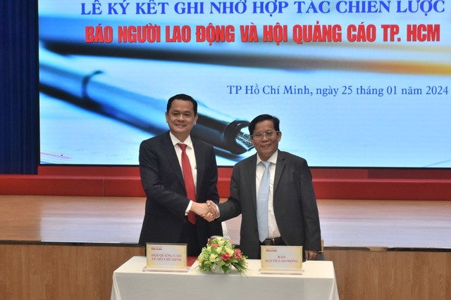 Báo Người Lao Động và Hội Quảng cáo TP HCM ký kết hợp tác chiến lược- Ảnh 1.