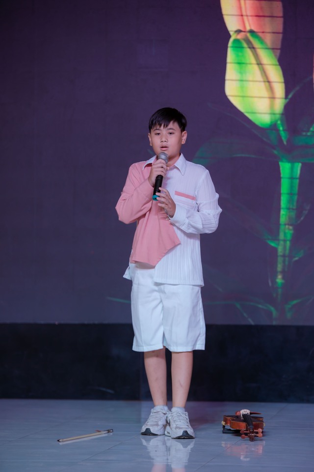 MC nhí Đặng Hoàng Phong- Chàng trai nhỏ ấp ủ ước mơ lớn- Ảnh 4.