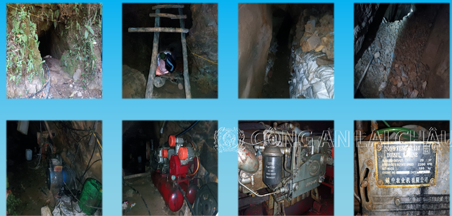 Thu giữ 1 tấn quặng vàng khi kiểm tra một hầm sâu khoảng 80 m- Ảnh 1.