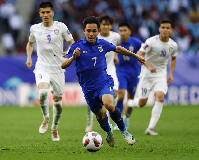 Asian Cup 2023: Thái Lan thua Uzbekistan, Đông Nam Á sạch bóng tại tứ kết- Ảnh 2.