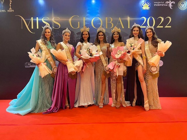 Các nhan sắc đăng quang hoa hậu, á hậu tại cuộc thi Miss Global 2022