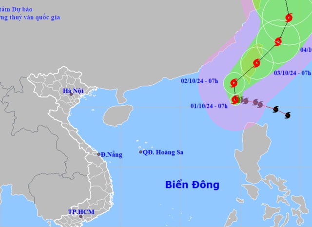 Siêu bão Krathon giật hơn cấp 17 trên Biển Đông có ảnh hưởng đến Việt Nam?- Ảnh 1.