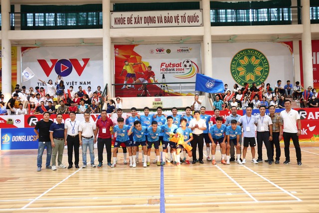 Giải futsal sinh viên toàn quốc khu vực Hà Nội tìm ra nhà vô địch- Ảnh 2.