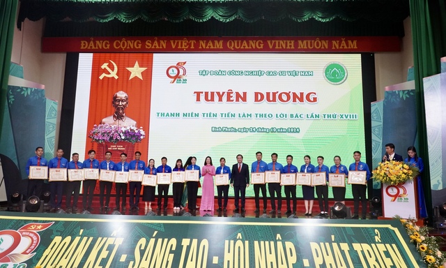 Tuyên dương thanh niên tiêu biểu ngành cao su làm theo lời Bác- Ảnh 6.