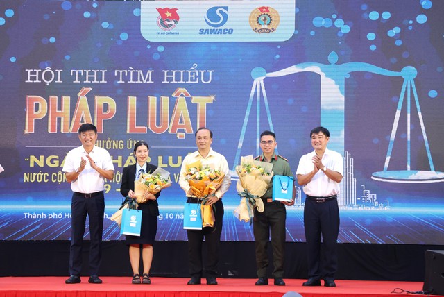 SAWACO: 100 thí sinh thi tìm hiểu pháp luật- Ảnh 1.