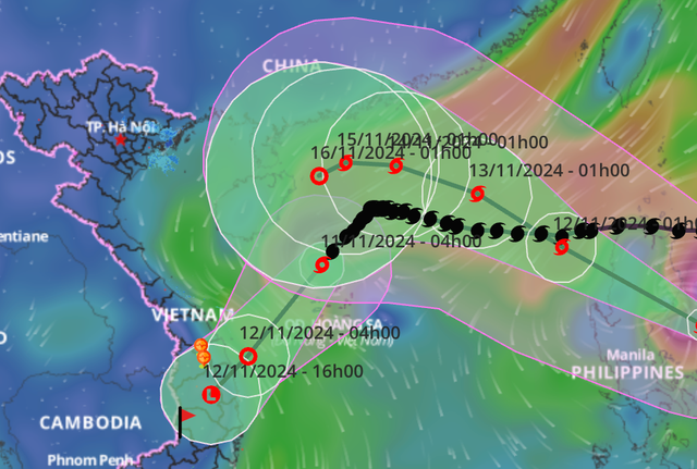 Biển Đông đón 3 cơn bão liên tiếp- Ảnh 1.