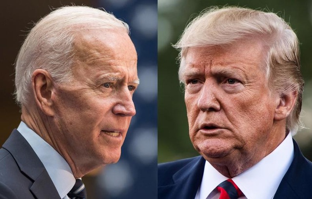 Ông Joe Biden (trái) và ông Donald Trump. Ảnh: Bloomberg