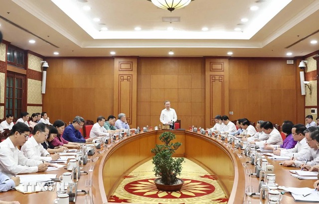 Nhấn vào ảnh để phóng to Tổng Bí thư Tô Lâm: Đại hội XIV mở ra kỷ nguyên giàu mạnh, thịnh vượng- Ảnh 3.