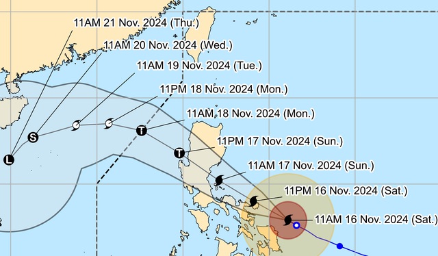 Siêu bão Man-yi tiếp tục mạnh thêm, Philippines đối mặt 