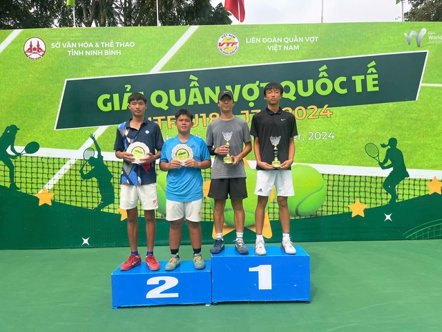 Việt Nam về nhì một nội dung Giải quần vợt quốc tế ITF U18 - J30 Ninh Bình 2- Ảnh 1.