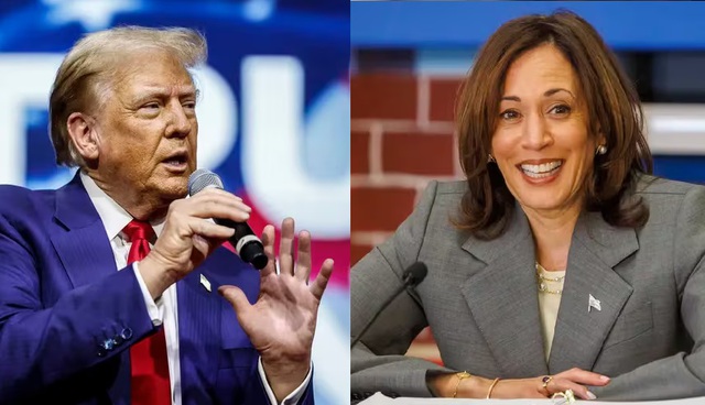 Những hoạt động cuối cùng của ông Trump và bà Harris trước "giờ G"- Ảnh 1.