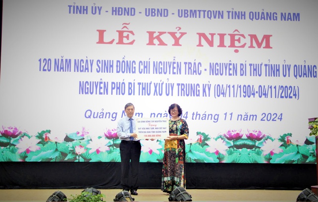 Kỷ niệm 120 năm ngày sinh nguyên Phó Bí thư Xứ ủy Trung Kỳ Nguyễn Trác- Ảnh 5.