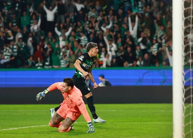 Champions League: "Quái kiệt" Gyokeres lập hat-trick, Sporting vùi dập Man City - Ảnh 5.