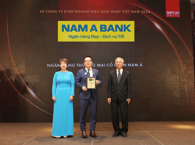 Nam A Bank – Top 50 Công ty kinh doanh hiệu quả nhất Việt Nam năm 2024- Ảnh 1.