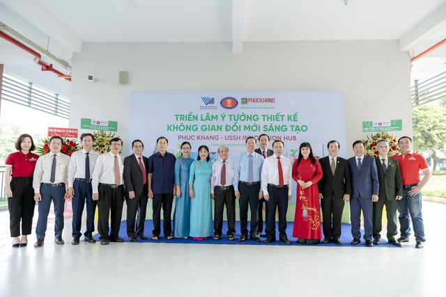 Triển lãm ý tưởng thiết kế Không gian đổi mới sáng tạo &quot;Phuc Khang - USSH Innovation Hub&quot; do Phuc Khang Corporation và Đại học Khoa học Xã hội và Nhân văn, ĐHQG TP HCM phối hợp tổ chức