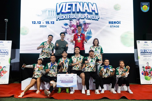 Đội Công an Nhân dân đại thắng tại Vietnam Pickleball Open Cup 2024- Ảnh 1.