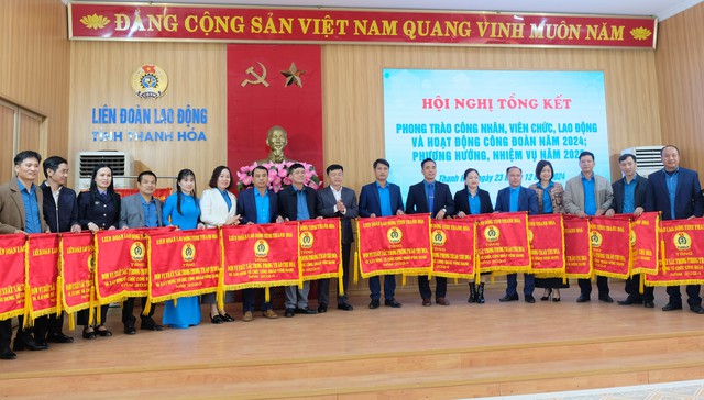 LĐLĐ tỉnh Thanh Hóa: Đơn vị xuất sắc dẫn đầu phong trào thi đua CNVC-LĐ- Ảnh 10.