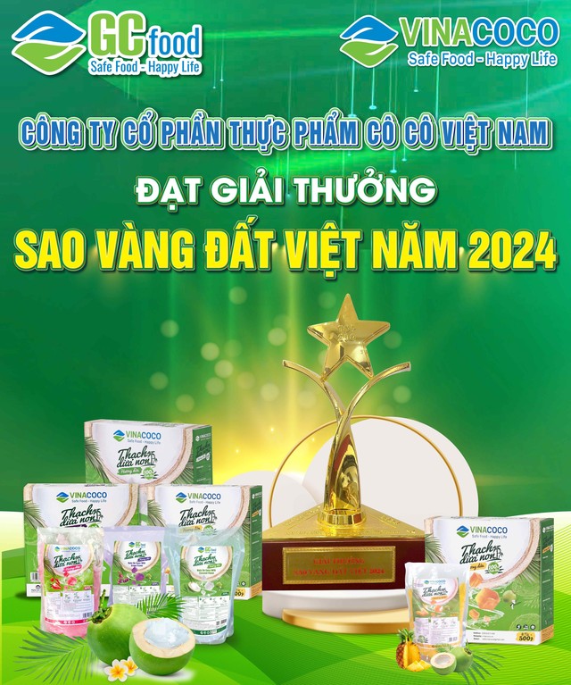 Vinacoco tỏa sáng tại Lễ trao Giải thưởng Sao Vàng Đất Việt 2024- Ảnh 3.