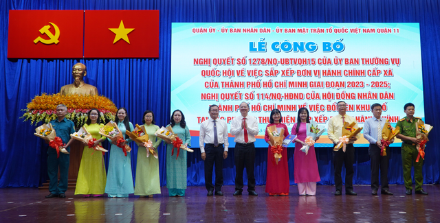 Quận 11 (TP HCM): Không để xảy ra thất thoát, tiêu cực, lãng phí khi sáp nhập phường- Ảnh 1.