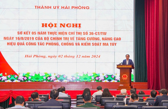 Phấn đấu xây dựng Hải Phòng trở thành thành phố không ma túy- Ảnh 1.