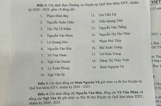 Quảng Nam công bố thành lập Đảng bộ huyện Quế Sơn- Ảnh 3.