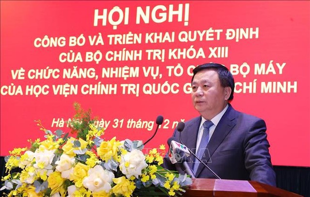 Học viện Chính trị quốc gia Hồ Chí Minh giảm 23 đầu mối cấp vụ- Ảnh 1.