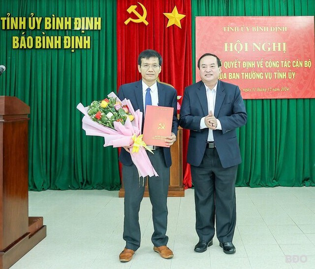 Phó Ban Tuyên giáo Tỉnh uỷ làm Tổng Biên tập Báo Bình Định- Ảnh 1.