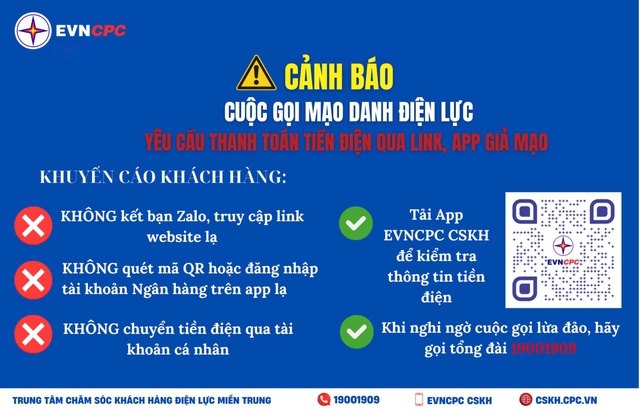 Điện lực Quảng Trị cảnh báo thủ đoạn lừa đảo, người sử dụng điện cần biết- Ảnh 1.