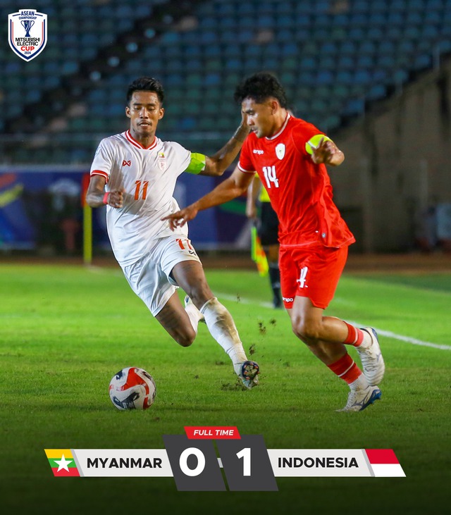 ASEAN Cup 2024: Indonesia thắng Myanmar nhờ "đặc sản" ném biên- Ảnh 1.