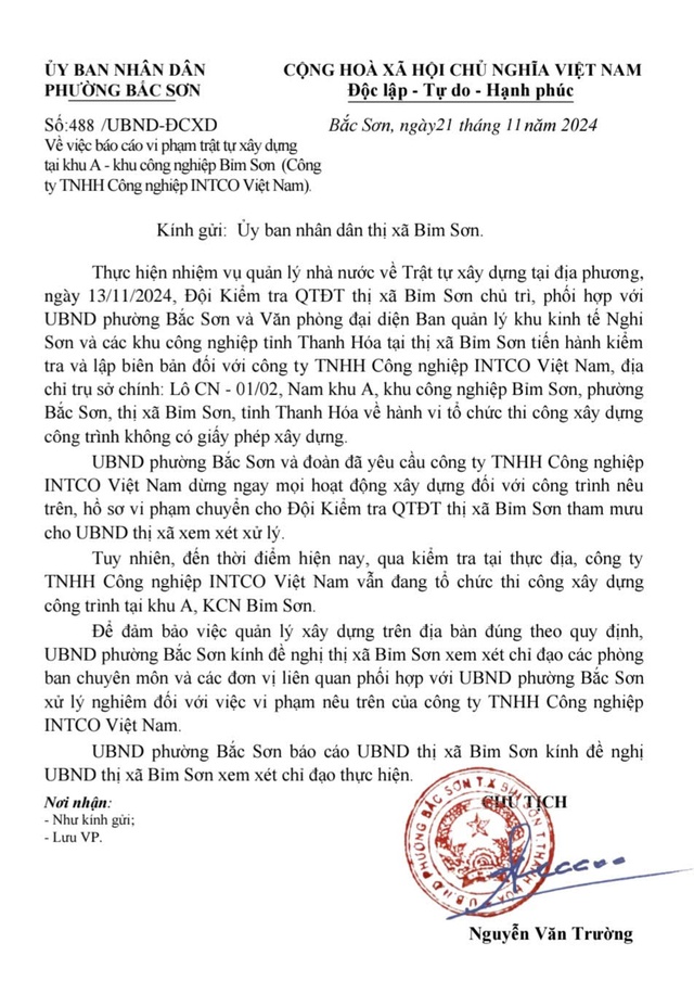 Chính quyền phường yêu cầu dừng, công ty vẫn tiếp tục xây công trình không phép- Ảnh 4.