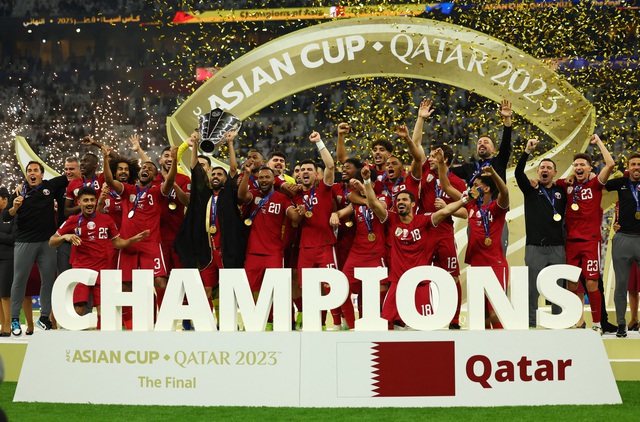 Asian Cup 2023: Qatar ghi 3 bàn 11 m để bảo vệ chức vô địch- Ảnh 5.