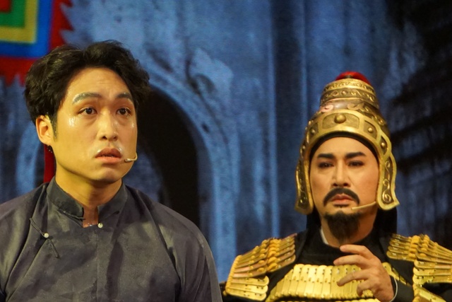 Hồng Vân, Kim Tử Long, Hoàng Sơn hội ngộ trong vở kịch "Tình sử Thăng Long"- Ảnh 4.