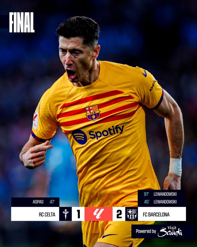 Lewandowski tỏa sáng, Barcelona thắng nghẹt thở chủ nhà Celta Vigo- Ảnh 2.
