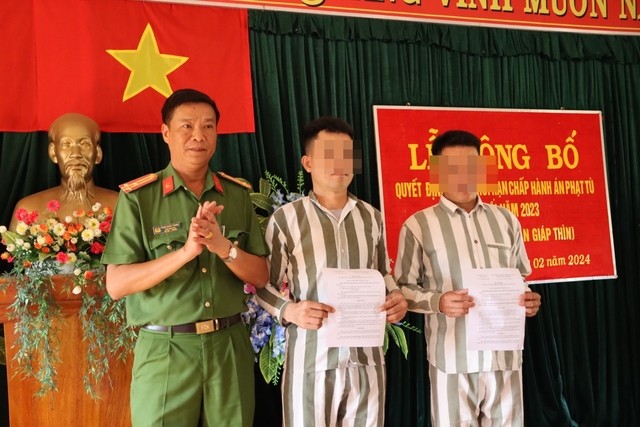 Trên 800 phạm nhân trại giam Gia Trung được ân giảm án dịp Tết- Ảnh 3.