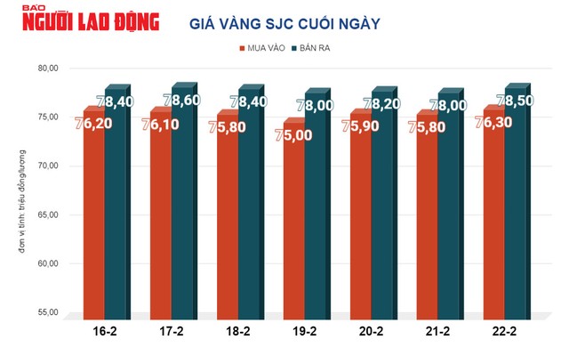 Giá vàng hôm nay, 23-2: Đối mặt với áp lực đi xuống- Ảnh 2.