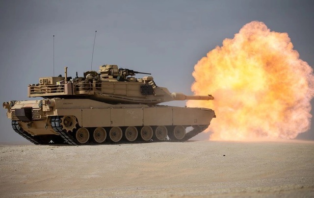 Xe tăng Abrams của Mỹ đã được triển khai ở Ukraine. Ảnh: Popular Mechanics