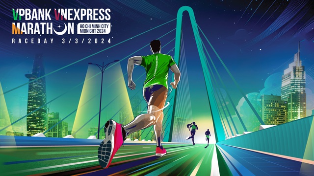 VPBank đồng hành cùng VnExpress Marathon đồng tổ chức VPBank VnExpress Marathon Ho Chi Minh City Midnight 2024