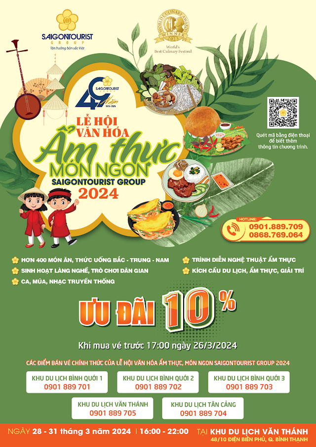 Lễ hội Văn hóa Ẩm thực, Món ngon Saigontourist Group 2024- Ảnh 1.