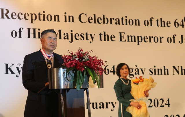 Phó Thủ tướng Trần Lưu Quang dự kỷ niệm 64 năm Ngày sinh Nhà Vua Nhật Bản- Ảnh 5.