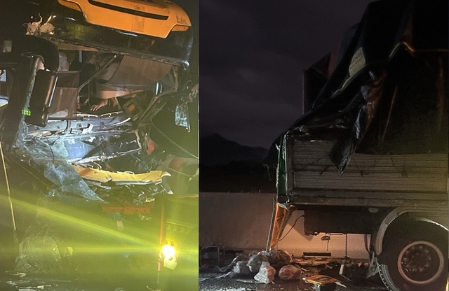 Tai nạn trên tuyến cao tốc Nha Trang - Cam Lâm, 2 người tử vong- Ảnh 1.