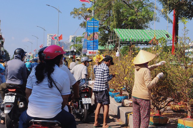 Tấp nập thuyền ghe trước khai mạc chợ hoa xuân Bến Bình Đông- Ảnh 4.