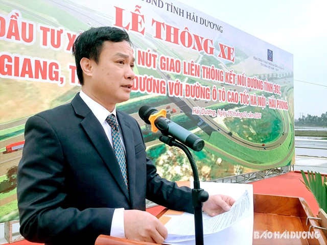Khánh thành nút giao đường tỉnh 392 với cao tốc Hà Nội – Hải Phòng do Hòa Phát tài trợ- Ảnh 2.