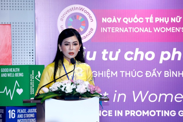 CEO IPPG phát biểu tại diễn đàn của UN Women nhân ngày Quốc tế Phụ nữ- Ảnh 2.