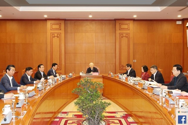 Tổng Bí thư chủ trì phiên họp đầu tiên Tiểu ban Nhân sự Đại hội XIV của Đảng- Ảnh 9.