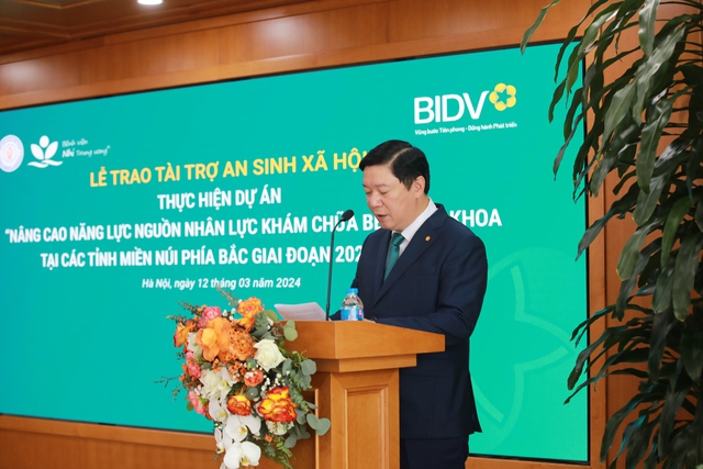 BIDV tài trợ kinh phí đào tạo nâng cao năng lực khám chữa bệnh Nhi khoa- Ảnh 2.