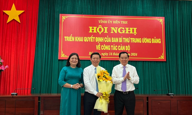 Ông Trần Thanh Lâm giữ chức Phó Bí thư Tỉnh ủy Bến Tre- Ảnh 4.
