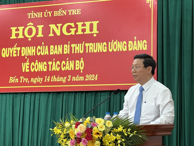 Ông Trần Thanh Lâm giữ chức Phó Bí thư Tỉnh ủy Bến Tre- Ảnh 3.