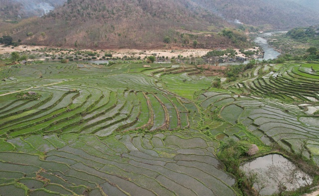 Ruộng bậc thang xanh mướt ở huyện biên cương Thanh Hóa- Ảnh 11.